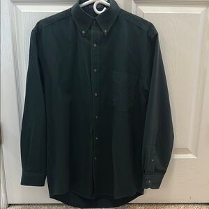 Sir Pendleton Classic Men's Forest Green Button-Down Shirt